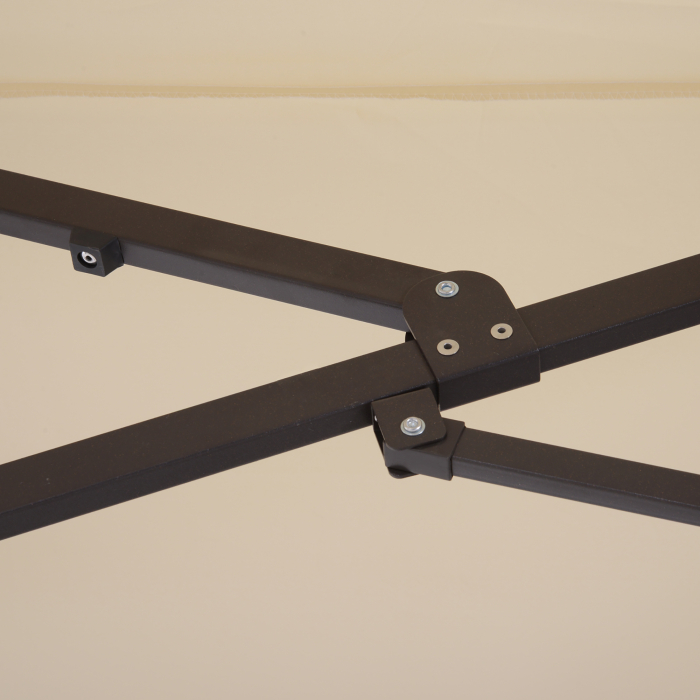  Umbrela de Gradina Impermeabila si Anti-UV Bej, 460x270x240cm [9]