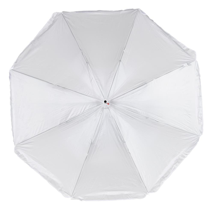 Umbrela de plaja pliabila cu inclinare reglabila, UPF 50+, cu husa transport, 160 cm, gri [19]