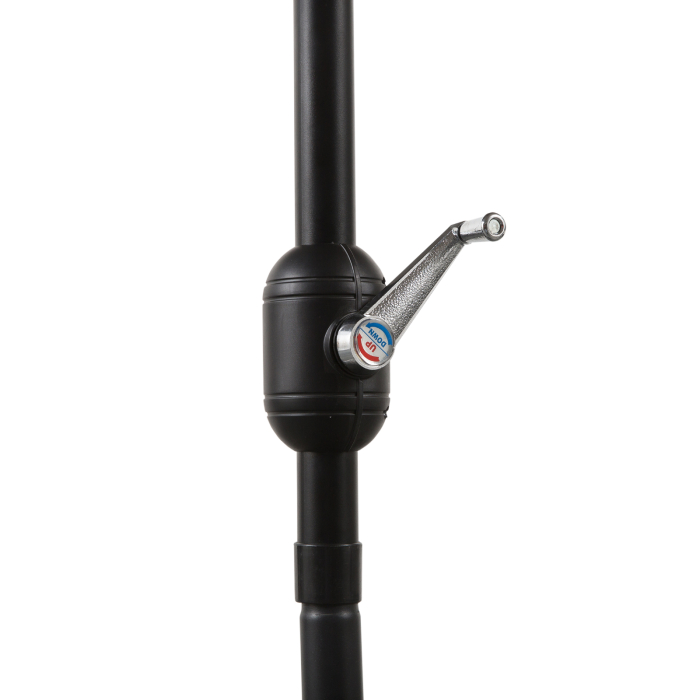  Umbrela de Soare pentru Plaja sau Gradina Impermeabila din Otel Maro Cafea Φ3x2.50m [9]