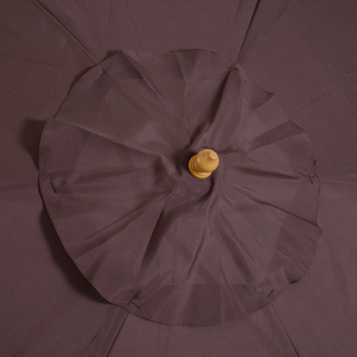  Umbrela din Lemn Umbrela Soare pentru Extern pentru Gradina Φ250 cm [9]