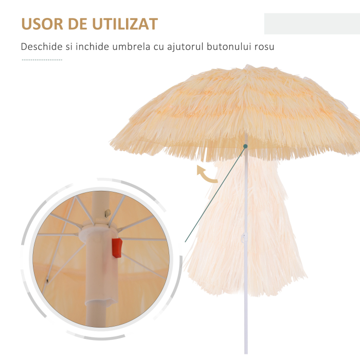  Umbrela Portabila pentru Gradina/Mare, Impermeabila [5]