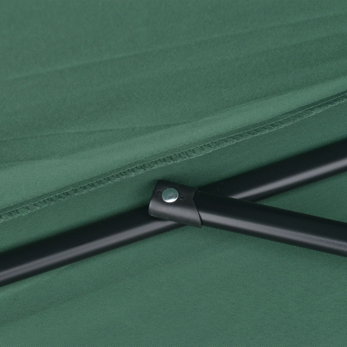  Umbrela Semicirculara Impermeabila Protectie UV Verde 269 x 138 x 236cm [8]