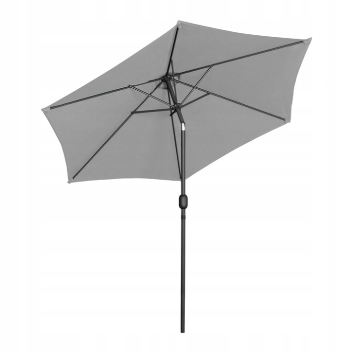 Umbrela terasa gradina, cu inclinare si husa, 300cm, Gri [5]
