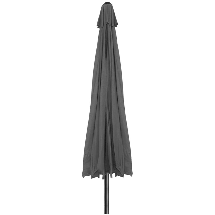 Umbrela terasa gradina, cu manivela, diametru 400cm, Gri [8]