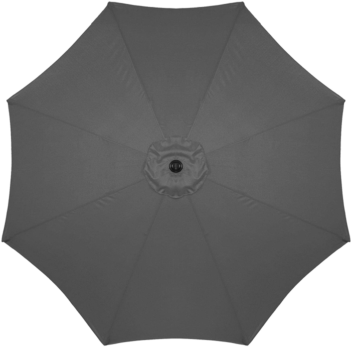 Umbrela terasa gradina, cu manivela si inclinare, GU200, diametru 300cm, gri antracit [6]