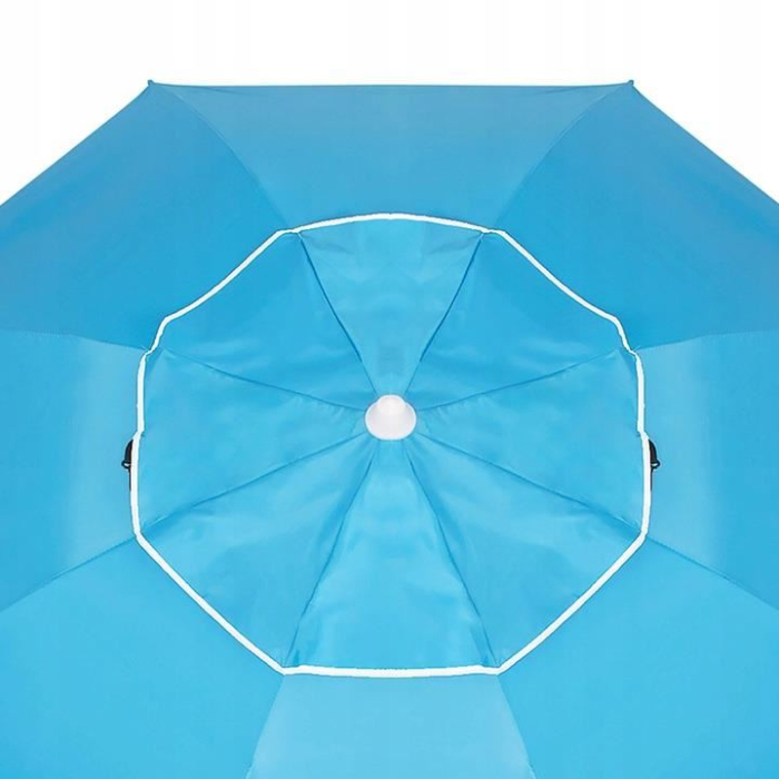 Umbrela tip cort de plaja XXL, cu 2 pereti laterali, BU14S, inaltime reglabila 140-220 cm, albastru [5]