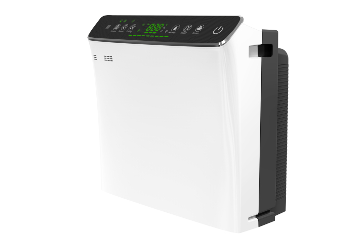 Umidificator Daewoo DAP400, 75 W, 3 trepte, 2.4 l, 452 mm, 438 mm, 233 mm, 60 autonomie h, 45 decibeli, Alb [2]