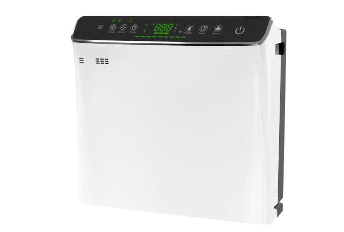 Umidificator Daewoo DAP400, 75 W, 3 trepte, 2.4 l, 452 mm, 438 mm, 233 mm, 60 autonomie h, 45 decibeli, Alb [3]