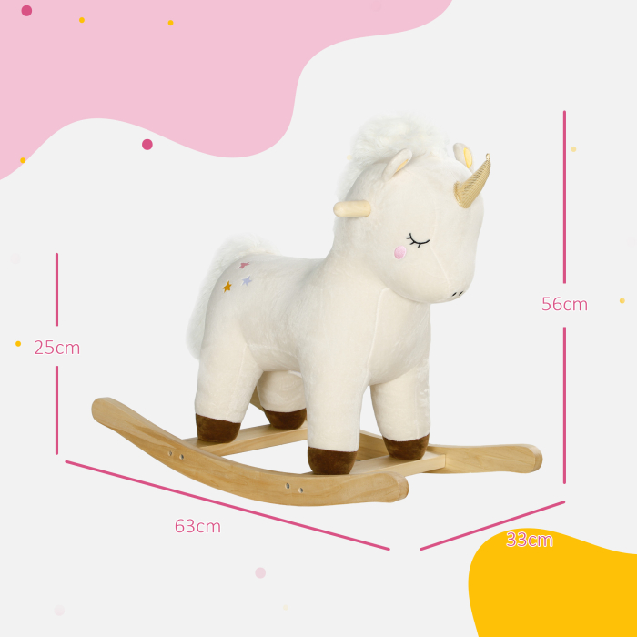  Unicorn Balansoar Copii 2-4 ani cu Sunete [3]