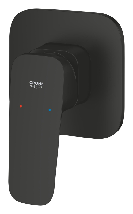 Unitate comanda Grohe 1018302430, 1 bar, 113 mm, 8 mm, 1 iesiri, 1 functii palarie dus, 1/2 dimensiune racord, Negru [3]