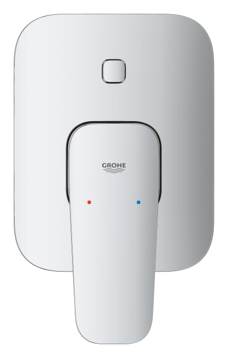 Unitate comanda Grohe 1018310000, 1 bar, 113 mm, 145 mm, 8 mm, 2 iesiri, 1 functii palarie dus, Crom [2]