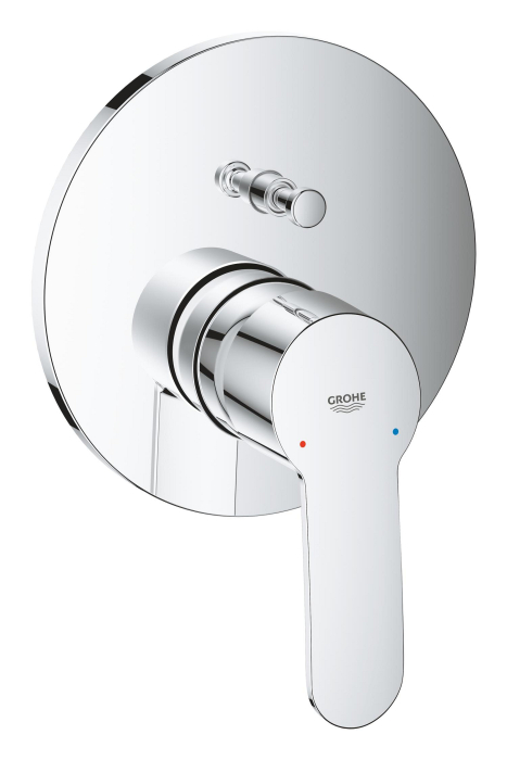 Unitate comanda Grohe 24052002, 1 bar, 158 mm, 10 mm, 2 iesiri, 1 functii palarie dus, 1/2 dimensiune racord, Crom [2]