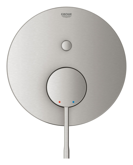 Unitate comanda Grohe 24058DC1, Essence, 2 iesiri, necesita valva, mat, otel satinat [2]
