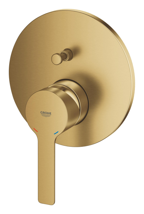 Unitate comanda Grohe 24064GN1, Lineare, 2 functii, diverter, necesita valva, mat, auriu [4]