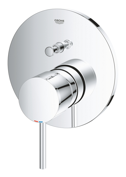 Unitate comanda Grohe 24066003, 1 bar, 158 mm, 10 mm, 2 iesiri, 1 functii palarie dus, 1/2 dimensiune racord, Crom [3]