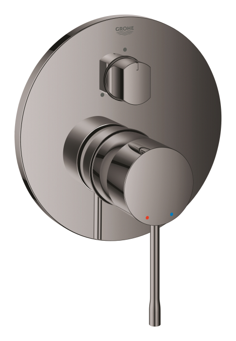 Unitate comanda Grohe 24092A01, Essence, diverter, 3 iesiri, necesita valva, lucios, grafit [2]