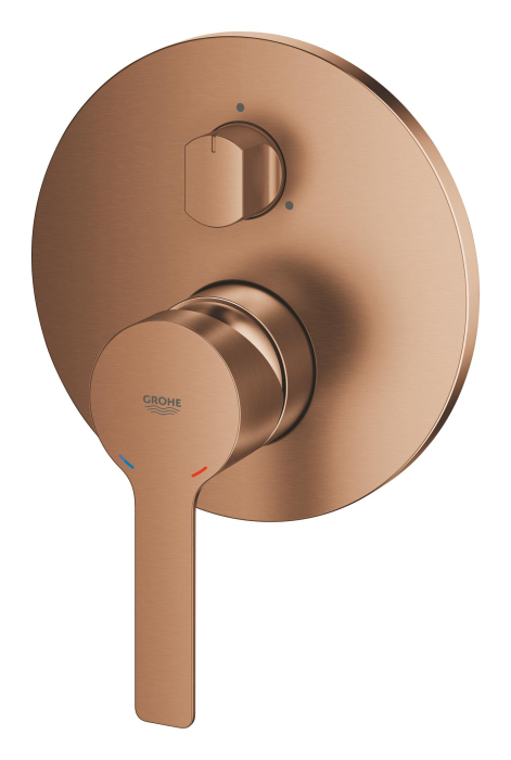 Unitate comanda Grohe 24095DL1, Lineare, 3 functii, diverter, necesita valva, mat, cupru [3]