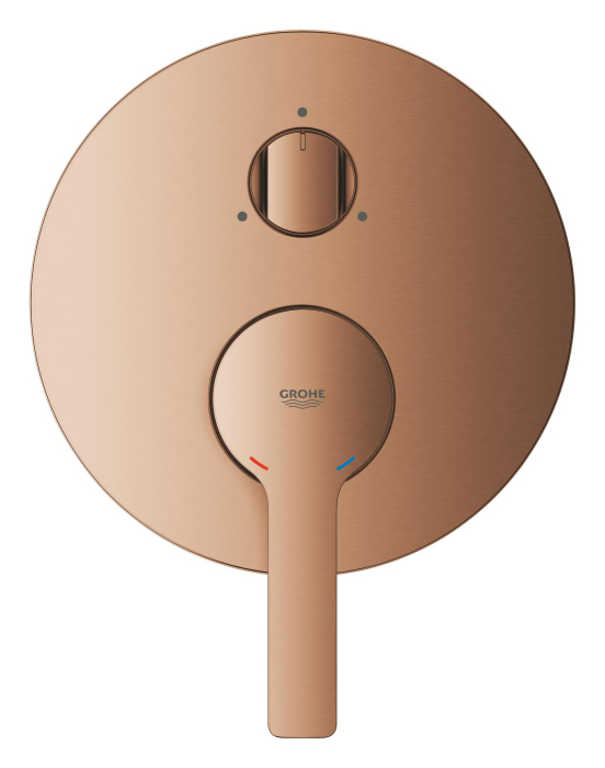 Unitate comanda Grohe 24095DL1, Lineare, 3 functii, diverter, necesita valva, mat, cupru [2]
