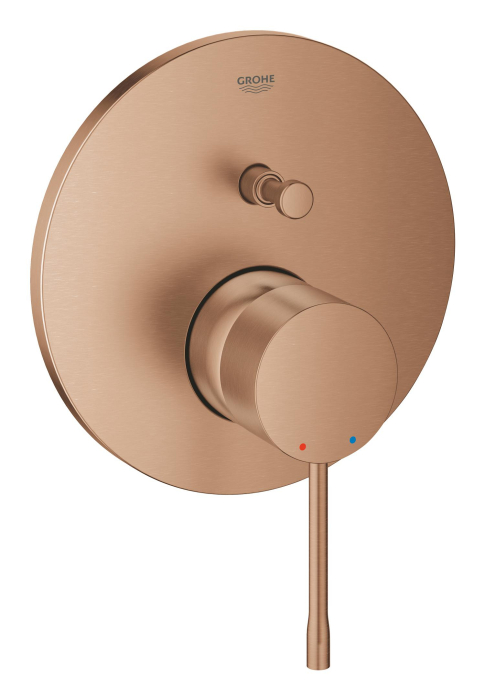 Unitate comanda Grohe 24167DL1, 1 bar, 158 mm, 10 mm, 2 iesiri, 1 functii palarie dus, 1/2 dimensiune racord, Cupru [2]
