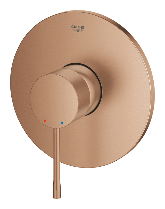 Unitate comanda Grohe 24168DL1, Essence, 1 functie, necesita valva, mat, cupru [2]