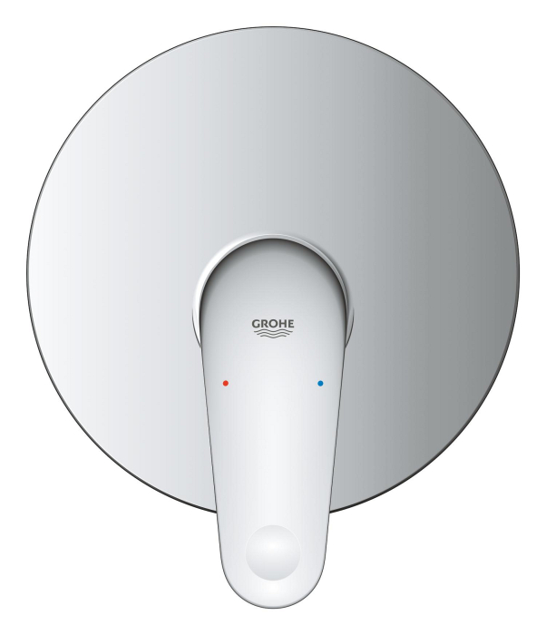 Unitate comanda Grohe 24334001, 1 bar, 158 mm, 10 mm, 1 iesiri, 1 functii palarie dus, 1/2 dimensiune racord, Crom [2]