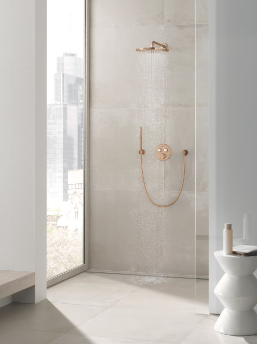 Unitate comanda Grohe 29119DL0, control Grohtherm Smartcontrol, tip comanda dubla comanda, buton push turn, cupru [2]