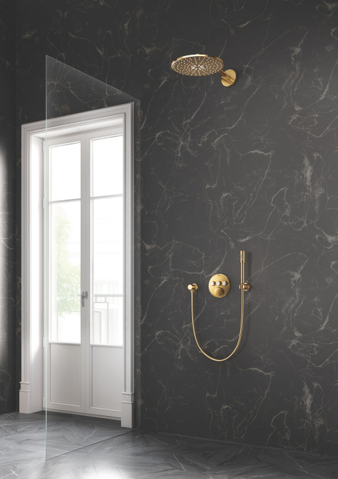 Unitate comanda Grohe 29121GL0, SmartControl, 3 iesiri, termostat, necesita valva, lucius, auriu [3]