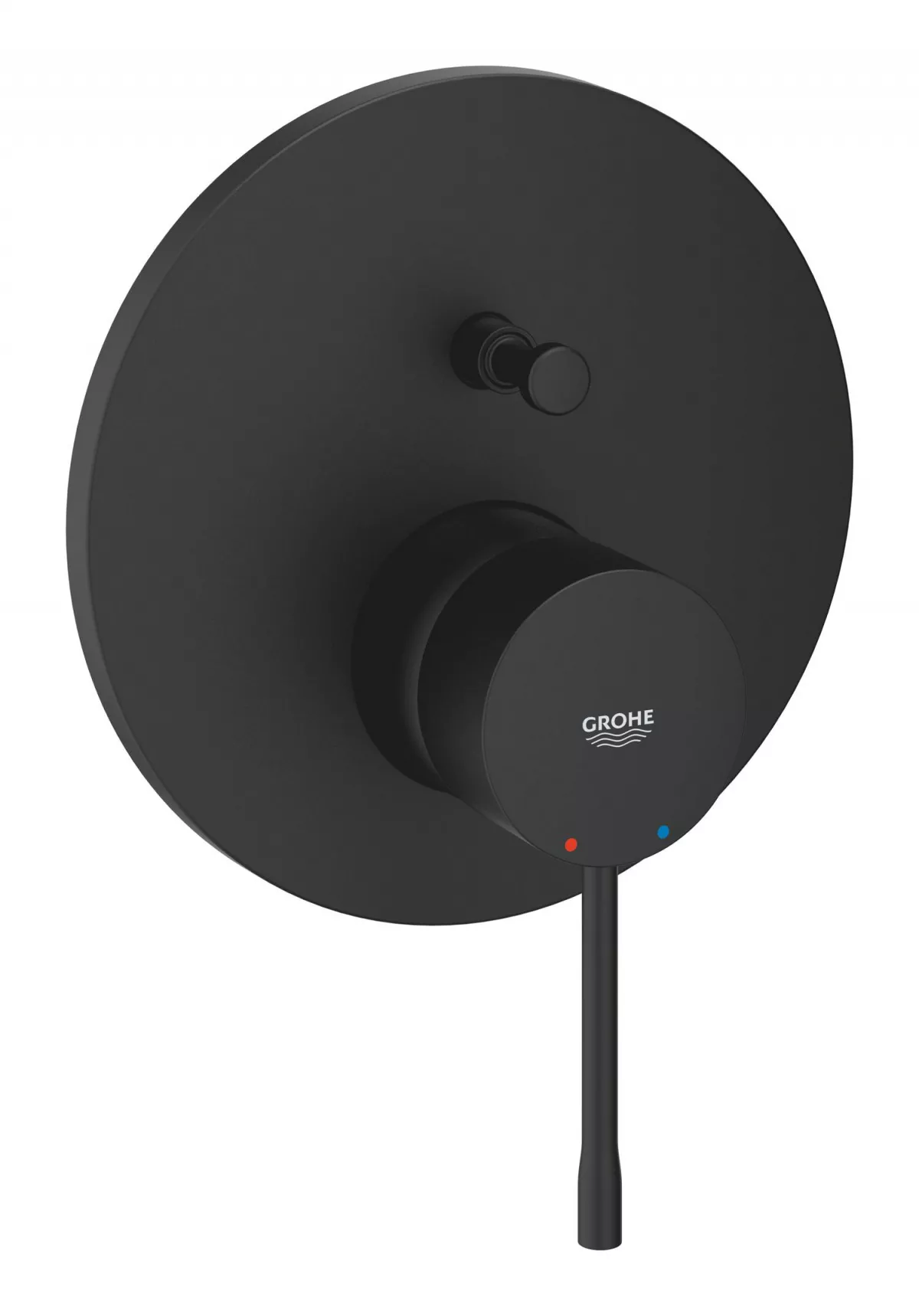 Unitate comanda Grohe Essence 24167KF1, 1/2'', incastrat, 2 iesiri, monocomanda, diverter, necesita set incastrat, mat, negru [2]