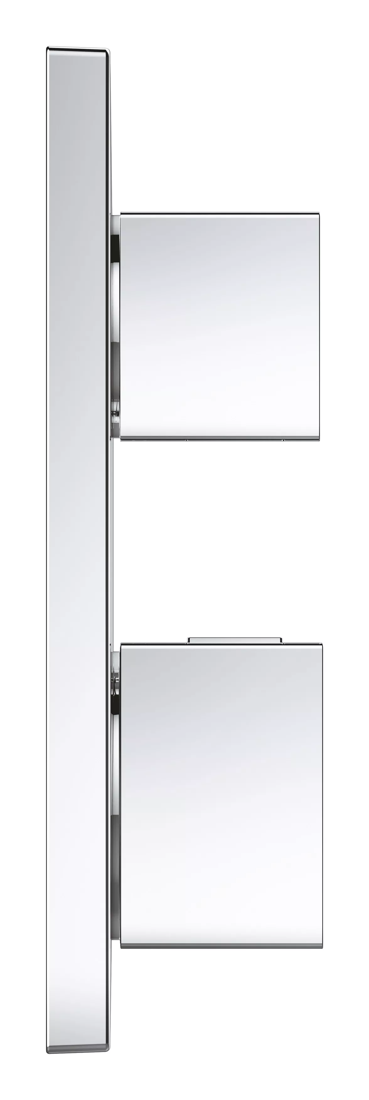 Unitate comanda Grohe Grohtherm Cube 24154000, aparenta, termostat, diverter, 2 iesiri, necesita set fixare, crom [4]