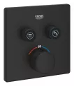 Unitate comanda Grohe SmartControl Cube, aparenta, termostat, 2 iesiri, necesita valva, mat, negru, 102166KF00 [2]