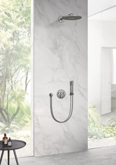 Unitate control Grohe 29121AL0, Grohtherm Smartcontrol, 3 iesiri, termostat, necesita set fixare, mat, grafit [4]