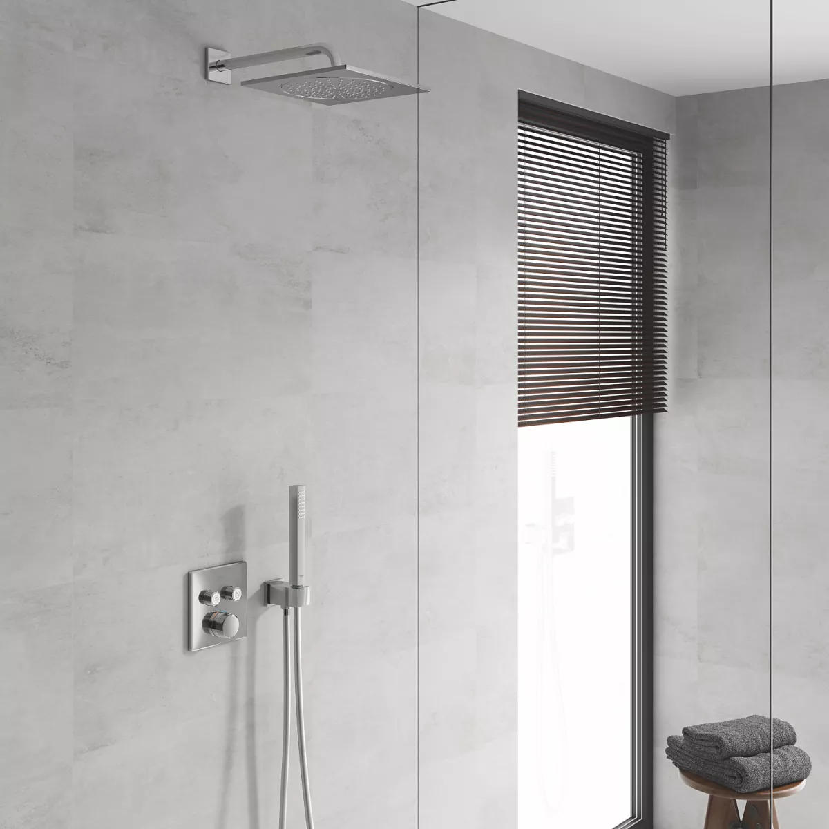Unitate control Grohe Smartcontrol, 2 iesiri, termostat, necesita valva, crom, 29124000 [8]