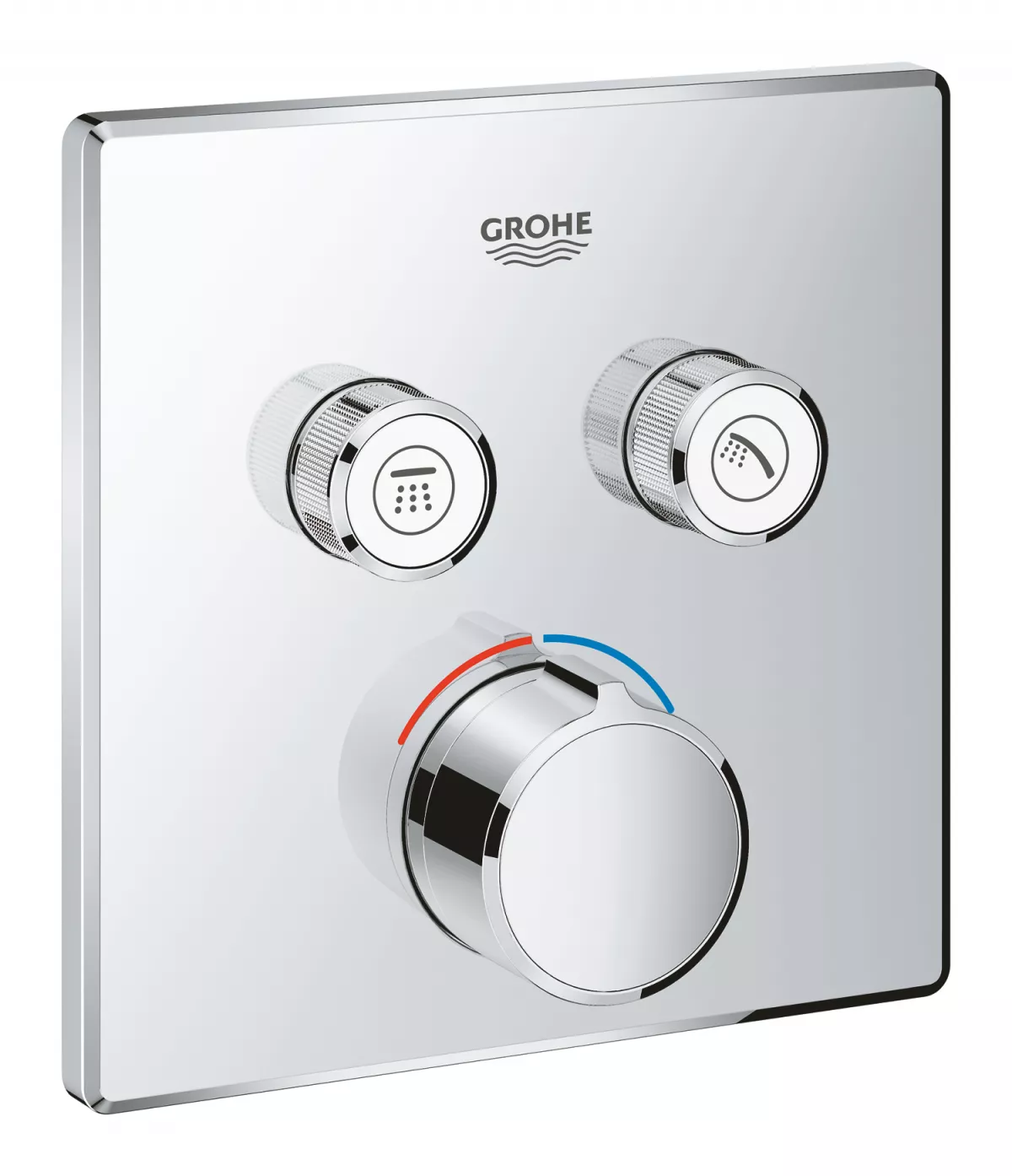 Unitate control Grohe Smartcontrol 29148000, 1/2'', 2 iesiri, necesita set fixare, crom [2]