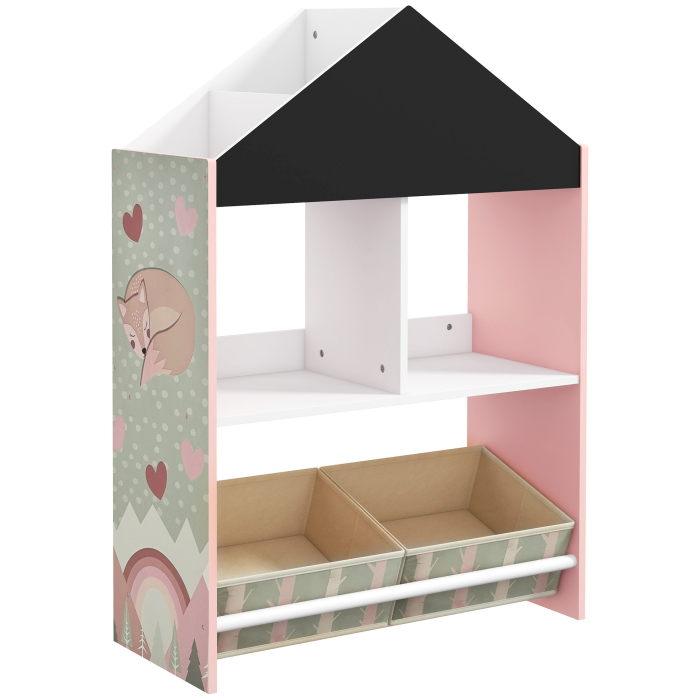  Unitate de depozitare a jucariilor pentru copii sertare rafturi detasabile pentru dormitorul copiilor sufragerie decor pentru cresa roz [1]