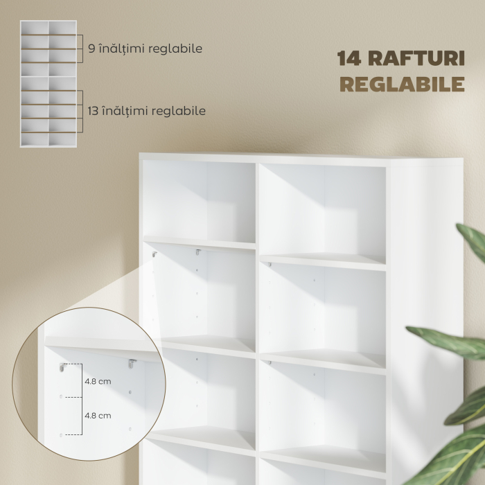  Unitate de depozitare pentru 640 CD-uri/360 DVD-uri/430 Blu-ray - Alb [5]