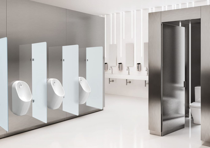Urinal Roca A3590J3000, 305 mm, 680 mm, 350 mm, pe perete, spate, orizontala, interior zona montaj, Alb [3]