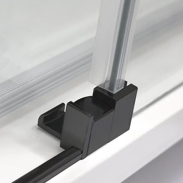 Usa de nisa culisanta Roth Cariba 150 cm sticla 6 mm negru dreapta [4]