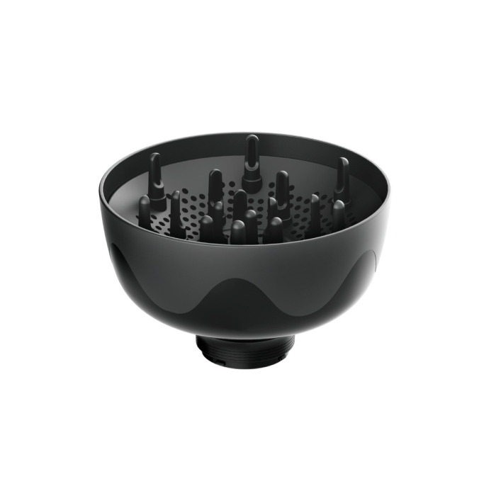Uscator de par Rowenta Curl Harmony 3 in 1 CV7D30E0, 700 W, 2 trepte de viteza si temperatura, generator de ioni, grila detasabila, geanta de transport, crem & negru [17]