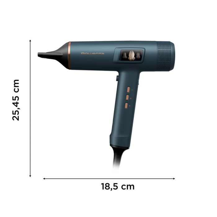Uscator de par Rowenta Maestria For You HY9430E0, 1800W, 3 setari de temperatura, 3 trepte de viteza, mod manual, invelis ceramic, generator de ioni, 6 accesorii, verde [12]
