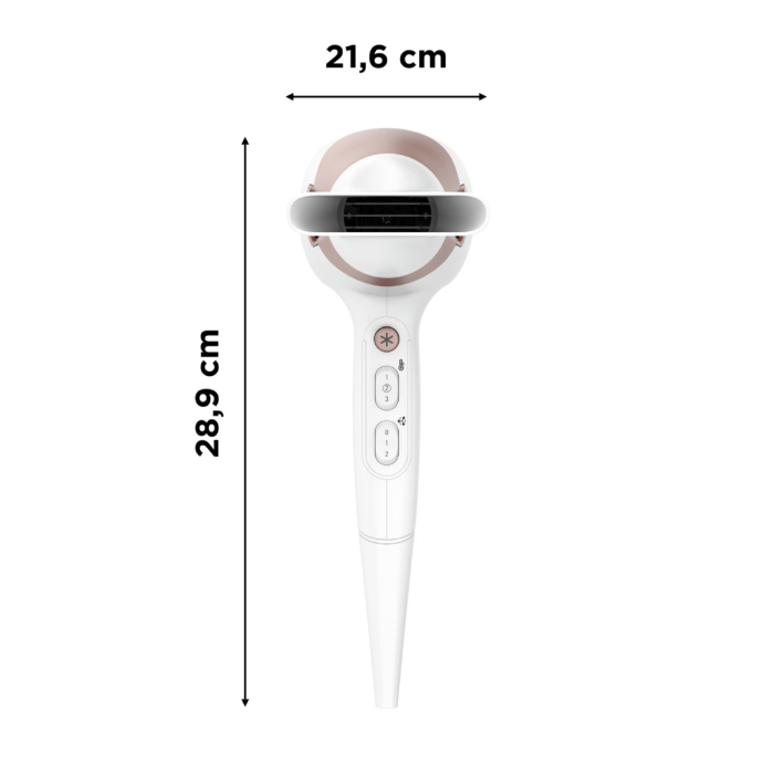 Uscator de par Rowenta Studio Dry Glow CV5830F0, 2300W, 2 trepte viteza, 3 trepte temperatura, tehnologie Thermo Control, alb [7]