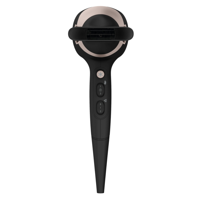 Uscator de par Rowenta Studio Dry Glow CV5831F0, 2100W, 6 trepte de viteza si temperatura, tehnologie Thermo control, difuzor pentru volum, negru&roz [7]