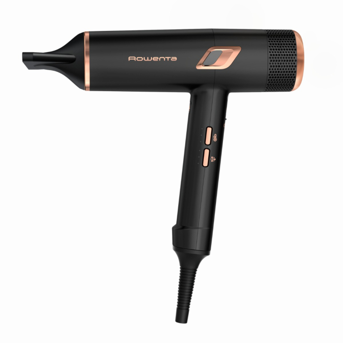 Uscator de par Rowenta Ultimate Experience Maestria CV9920F3, 2000 W, 3 trepte de viteza si temperatura, set complet de accesorii, jet de aer rece, negru & maro [5]