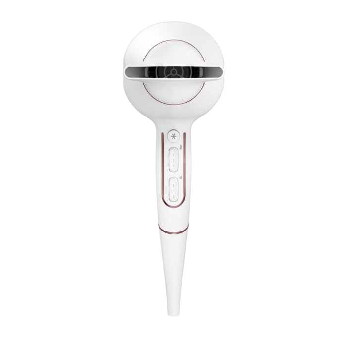 Uscator de par Rowenta Volumizer CV6135F0, 1800 W, 2 trepte de viteza, 3 trepte de temperatura, jet de aer rece, 1 concentrator, alb 1 diffuser, alb [8]