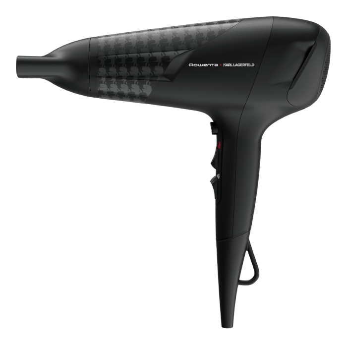 Uscator de par Rowenta x Karl Lagerfeld Studio Dry CV581LF0, 2100W, Tehnologie Effiwatts, 6 trepte de viteza si temperatura, Tehnologie Thermo Control, Negru [6]