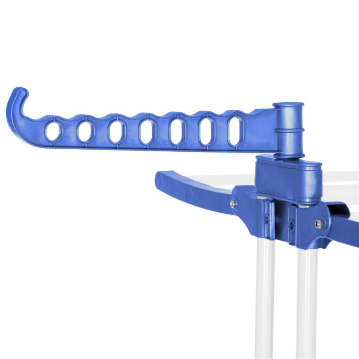 Uscator vertical pentru rufe, mobil si pliabil, cu doua umerase, 75x57x170cm, sarcina 15kg [12]