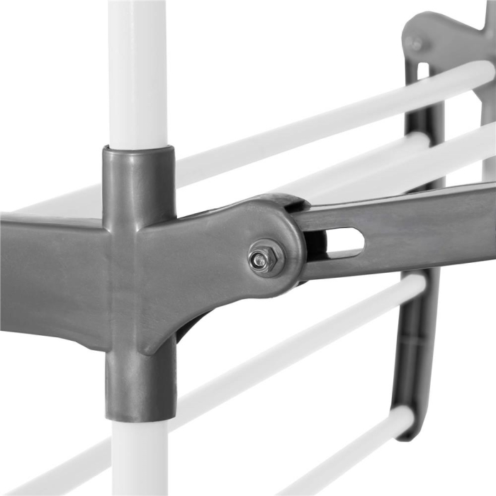 Uscator vertical pentru rufe, mobil si pliabil, cu doua umerase, 75x57x170cm, sarcina 20kg [8]