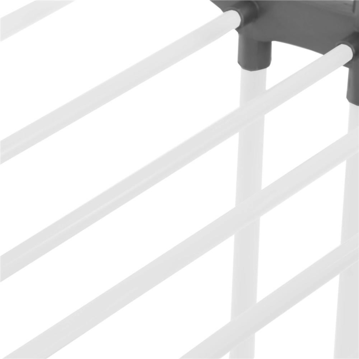 Uscator vertical pentru rufe, mobil si pliabil, cu doua umerase, 75x57x170cm, sarcina 20kg [5]