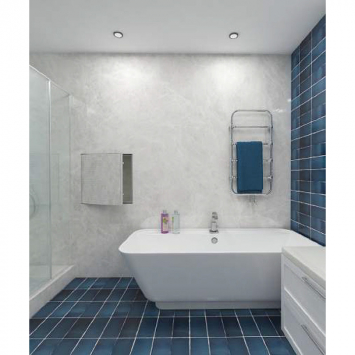 Usita de vizitare si acces pentru podea VentEurope D6060FL, 600x600 mm, adancime 50 mm, pentru montaj gresie, parchet, Aluminiu [5]