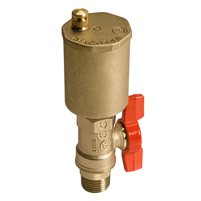 Valva automata de aerisire Giacomini R99SY013, 1/2” filet exterior, pentru sisteme solare termice, alama [1]