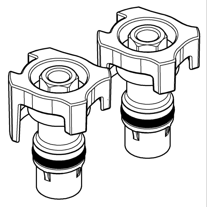 Valva izolare Grohe 1405300M, SmartControl, 2 bucati [3]